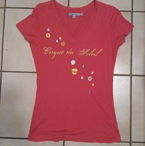 Cirque du Soleil pink t -shirt